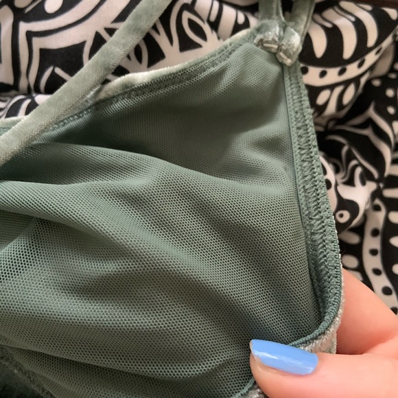 🌟SOLD🌟Green PINK Bralette - Picture 4 of 4